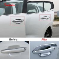 Tonlinker Exterior Car Door Handle bowl Cover Sticker for Citroen C5 aircross 2017-18 Car Styling 48 PCS ABS Cover sticker