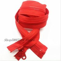 ♟◄ 1/2/5PCS 5 28 Inch (70cm) red Separating Jacket Zippers Sewing Zipper Heavy Duty Plastic Zippers Bulk process open-end