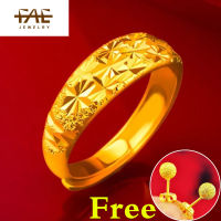 ❤Free ring ต่างหูทองคำ24k ต่างหูแฟชั่น ผญ ทรงกลมกลวง มีสไตล์สไตล์คอร์ท โดยช่างฝีมือเยาวราช เป็นที่นิยม เครื่องประดับวินเทจ สาวเกาหลี กระเป๋ากำมะหยี่ พรแท้ สไตล์คลาสสิก วินเทจของขวัญวันเกิด สง่างามและใจกว้าง ลูกปัดทองคำ งานแต่งงาน งานหมั้น