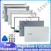 อะไหล่ใหม่สำหรับ Huawei Magicbook X15 Bdr/bbr Series BDR-WFH9HN BBR-WAH9ฝาหลังฝาปิดโน้ตบุคที่วางแขนเคสด้านล่างแล็ปท็อป