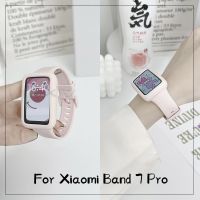 เคสซิลิโคน TPU พร้อมสายคล้องข้อมือ สําหรับ Xiaomi Band 7 Pro Xiaomi Band 7Pro 【QYUE】