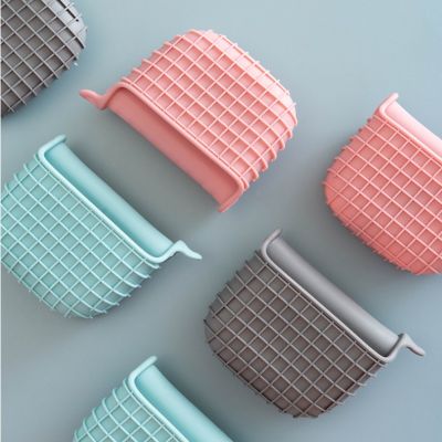 【CW】Thicken Silicone Baking Oven Mitts Microwave Oven Insulation Non Stick Anti-slip Grips Bowl Pot Clips Gadgets For Kitchen