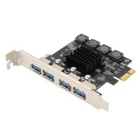 4พอร์ต Usb 3.0 Pci Express Usb 3.0 Pci E ตัวขยาย Pcie ไปอะแดปเตอร์3.0 Usb สำหรับ Pcie 1x 4x 8x ช่องเสียบ16x