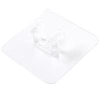 Clear Adhesive Hooks Clear Wall Hooks Multi-purpose Transparent Double Side Adhesive Hooks for Bathroom Kitchen Indoor and Outdoor Use value