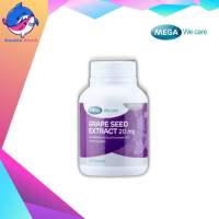 Mega We Care Grape Seed Extract 20mg 60 แคปซูล เมก้า วี แคร์ เกรป ซีด สารสกัดจากเมล็ดองุ่น ต้านอนุมูลอิสระ