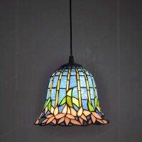 8-inch European antique nostalgic color kitchen lighting chandeliers the Tiffany bar water lily lamps restaurant hanglampen