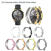 เคสป้องกันหน้าจอ TPU อุปกรณ์เสริมสำหรับ Samsung Galaxy Watch3 41มม. 45มม.