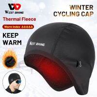 WEST BIKING Winter Skull Caps Windproof Thermal Cycling Helmet Liner Outdoor Sport Hat MTB Bicycle Raiding Motorcycle Headwear Medicine  First Aid Sto