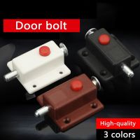 【LZ】wr0901737xinxin04 2pc/Lot Black Brown White Plastic Spring Latch Door Bolt Door Latch Cabinet Doors