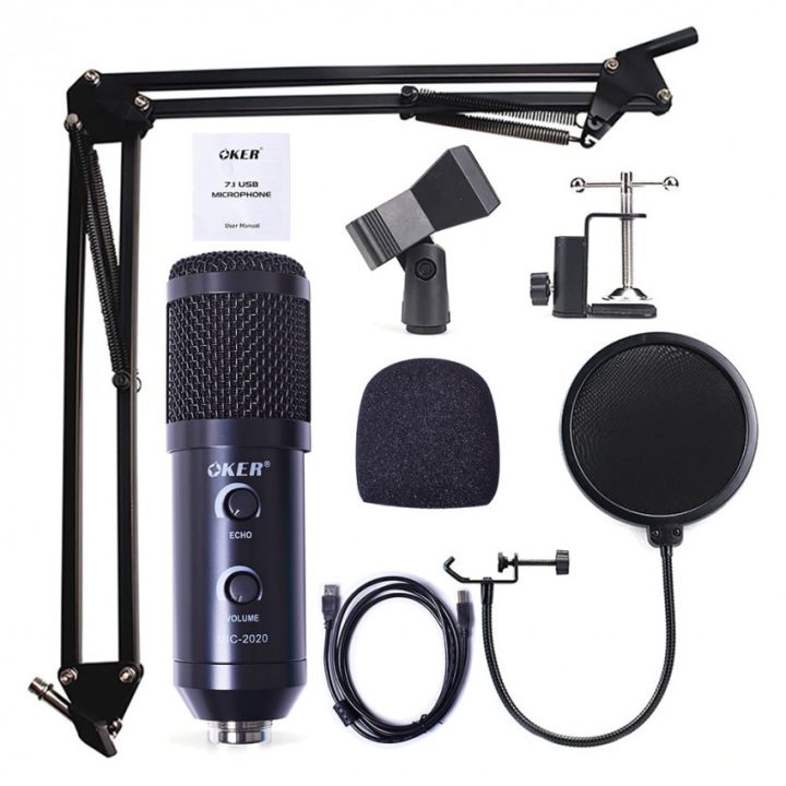 oker-smart-microphone-รุ่น-mic-2020-microphone-condensor-usb-ไมโครโฟนคอนเด็น