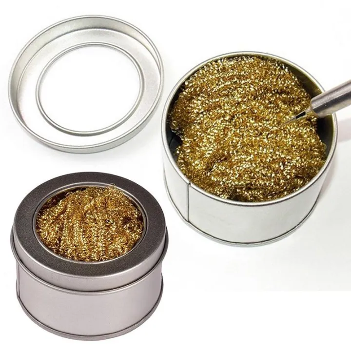 Refreshing Welding Soldering Solder Iron Tip Cleaner Cleaning Steel