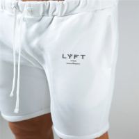 DK-18 White XXXL Summer New Gym Sports Casual Cotton Black Shorts Running Slim Sports Shorts Mens Street Fashion Bodybuilding Training Shorts