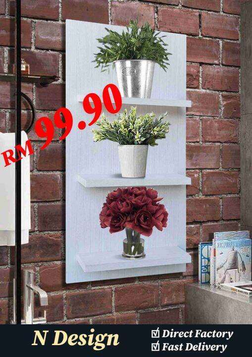 [N Design] Wall Shelf Rack/ Wood Shelves / Kitachen Storage / Rack