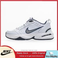 Hot Sale 【Original】 ΝΙΚΕ Ar* M0NARCH IV Lightweight Breathable Fashion Running Shoes Shock Absorption Sports Shoes White