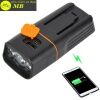 Đèn xe đạp siêu sáng 3 mắt led độ sáng 1000lumen cao cấp chống nước tích - ảnh sản phẩm 8