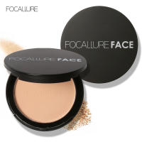 FOCALLURE สีใหม่ Make Up Face Powder Bronzer High Shimmer Brighten Powder Press Powder Foundation แต่งหน้าเครื่องสำอาง