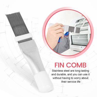 Air Conditioning Fin Comb Condenser Cleaning Comb Refrigeration Repair Tool Cleaning Brush Fin Comb Brush Cleaning Accessory