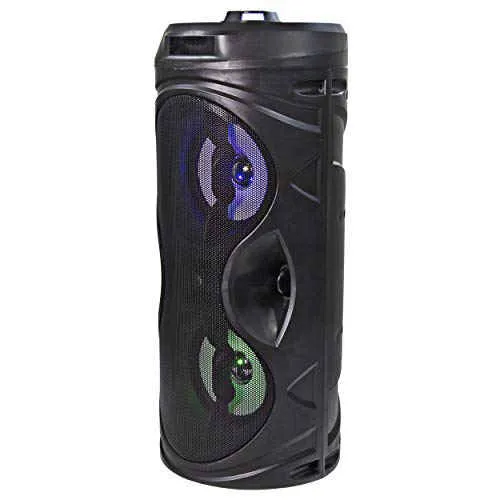 Magnavox MHT897 Portable Tower Stereo Speaker with Color Changing Lights and Bluetooth Wireless