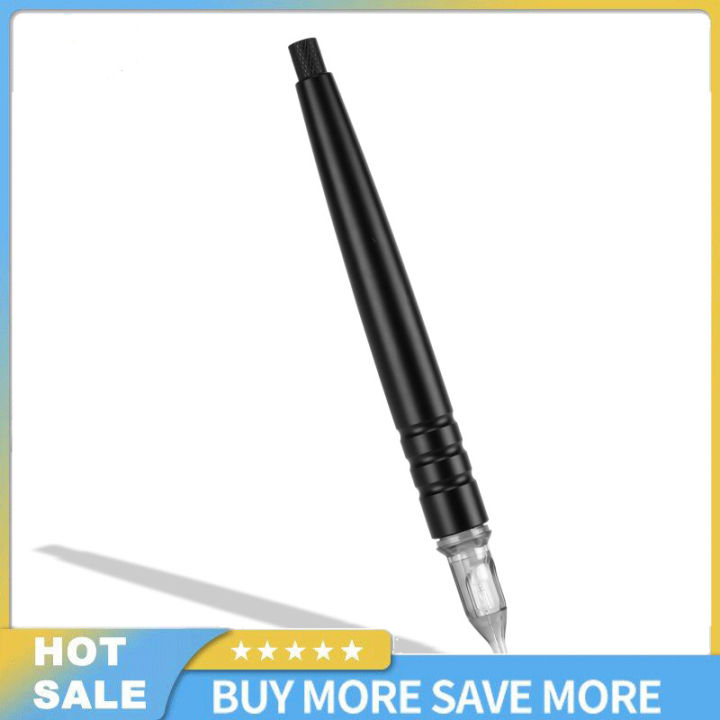 เข็มสักมือปากกาสักด้วยมือเข็มอะลูมินัมอัลลอยสีดำตลับหมึก-diy-อุปกรณ์สัก