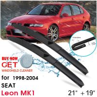 Car Blade Front Window Windshield Rubber Silicon Refill Wiper For SEAT Leon MK1 1998 2004 LHD / RHD 21 quot; 19 quot; Car Accessories