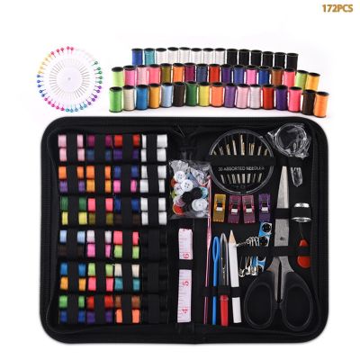 【CC】 Sewing Kits Fabric Apparel Multi-function Set for Hand Quilting Stitching Embroidery Thread Accessories Sewings