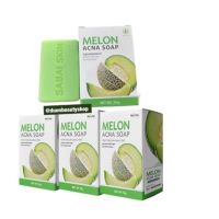 สบู่เมล่อน MELON ACNA SOAP 70 กรัม (4 ก้อน )