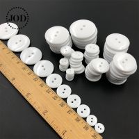 Resin Sewing Clothes White Buttons for clothing needlework plastic Round Two Holes Botones Bottoni Botoes 91115182530mm