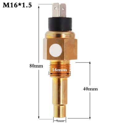 2" 52mm Car Truck Boat Water Temp Gauge Temperature Sensor 40-120℃ Moto Meter Vehicle Indicator For Auto With Red BackLight