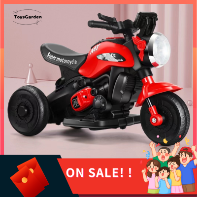 MINI BIKE มอเตอร์ไซค์ไฟฟ้า สำหรับเด็ก มอเตอร์ 380W พร้อมเครื่องเล่นมัลติฟังก์ชั่น ไฟ LED จําลอง รุ่น AM-127