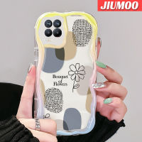 JIUMOO เคสสำหรับ Realme 8 5G 8S 5G Q3i V13 5G Narzo 30 Q3รูปแบบเรียบง่ายเคสเนื้อครีมนิ่มกันกระแทกเคสโทรศัพท์โปร่งใส TPU เจลซิลิกาแบบใสป้องกันการตกหล่นฝาครอบป้องกันเลนส์กล้องถ่ายรูป