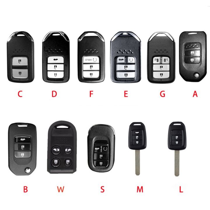 สำหรับฮอนด้าหนังปกที่สำคัญปกสมาร์ทที่สำคัญกดเริ่มต้นกล่องระยะไกล-keyless-keyless-สำหรับเมือง-hrv-brv-crv-แจ๊ส-accord-civic