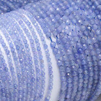 Natural Clean Quality Tanzanite Faceted Round Beads 2.3mm 3mm 3.3mm