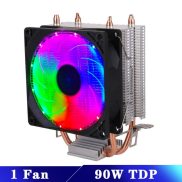 Silent Cpu Cooler Fan 90mm 3pin For Intel Lga 775 1150 1151 1155 1156 1200