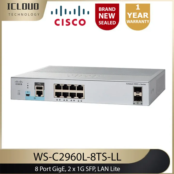 カテゴリ】 Cisco WS-C2960L-8TS-LL ギガポートスイッチ ３個の通販 by