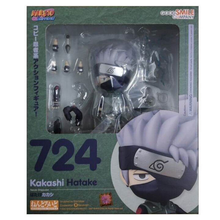 good-smile-gsc-no-724-naruto-shippuden-hatake-kakashi-10cm-nendoroid-โมเดลตุ๊กตาขยับแขนขาได้ดั้งเดิมคอลเลกชันของขวัญที่เป็นของเล่นเด็ก