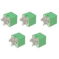 5X 12V 35A 5 Pins Cooling Radiator Fan Relay Green 6547TX for Peugeot 206 207 306 307 406 407 807