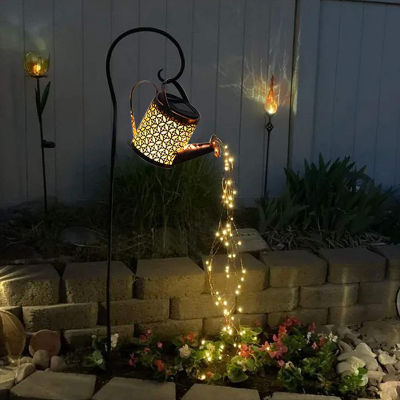 Solar LED Light Garden Lawn Lamps Outdoor Lights Kettle Lantern Waterproof Landscape Lighting Decoration For Yard Art Type