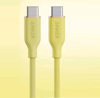 (ร้อน) Anker สำหรับ Pro 2020 Powerline III USB C ถึง USB C Skin Friendly Cable 100W 0.9M,USB 2.0 Type C สายชาร์จ Apple