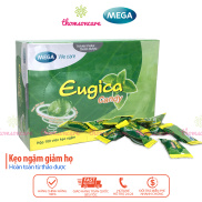 Eugica hộp 100 viên kẹo ngậm giảm ho đau họng từ thảo dược
