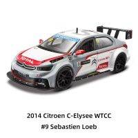 รถ1:32 Bburago ซีตรองโมเดลรถของเล่น C-Elysee WTCC 2014รถหล่อแบบคงที่