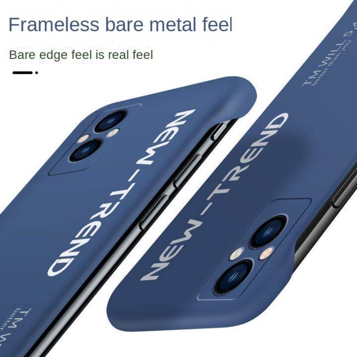 case-สำหรับ-oppo-reno7-z-5กรัมปลอกไร้ขอบเปลือกแข็งโทรศัพท์-case-อินเทรนด์แฟชั่นรวมทุกอย่าง-pc-ฮาร์ด-case-ปกหลังที่เรียบง่าย-f-rosted-โทรศัพท์-case