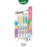 Sharpie (ชาร์ปี้) ปากกาHighlight ปากกาไฮไลท์ ปากกาเน้นข้อความ Sharpie note คละสี Set 4ด้าม