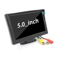 LCD HD Screen Monitor Suction Cup Parking Camera Car Rearview Reverse Backup Camera 5 inch