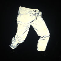 Brand Mens Trousers 3M Reflective Pants Fluorescent 2021 Hip Hop Pants Casual Sports Night light Joggers streetswear sweatpants