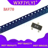 【☸2023 New☸】 ganfengsu3936969 0.2a Bav70 100ชิ้น70V Sot-23 A4 Smd Sot ทรานซิสเตอร์ Bav70lt1g