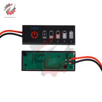 ตัวบ่งชี้ระดับแบตเตอรี่18650 Lipo เครื่องวัดความจุลิเธียม1S 2S 3S 4S 5S 6S 3.7V-25.2V โมดูลจอแสดงผล Diy