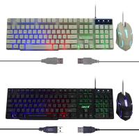 OKER KM-6120 Keyboard &amp; Mouse Combo Set ชุดคีย์บอร์ด+เมาส์ ไฟทะลุตัวอักษรไทย