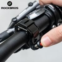 ROCKBROS Bike Bell Stainless Bell Cycling Horn Handlebar Bicycle Bell Aluminum Alloy Crisp Sound Hron Safe Bicycle Accessories