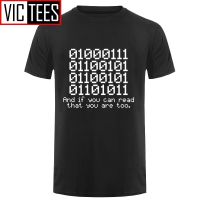 Men 0100 Binary T-Shirt Code Geek Nerd Tech Computing Slogan Present Funny Gift 123T Fashion T Shirts Round Neck Top Tees 【Size S-4XL-5XL-6XL】