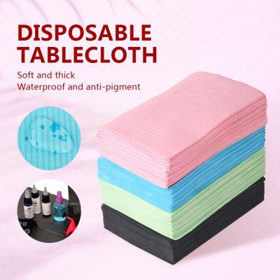 【CW】 4/5/10/20pcs Disposable Colors Table Covers layer Watetproof Tablecloths Accessory
